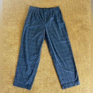 Madewell Plaid Flannel Track Trousers - Size M